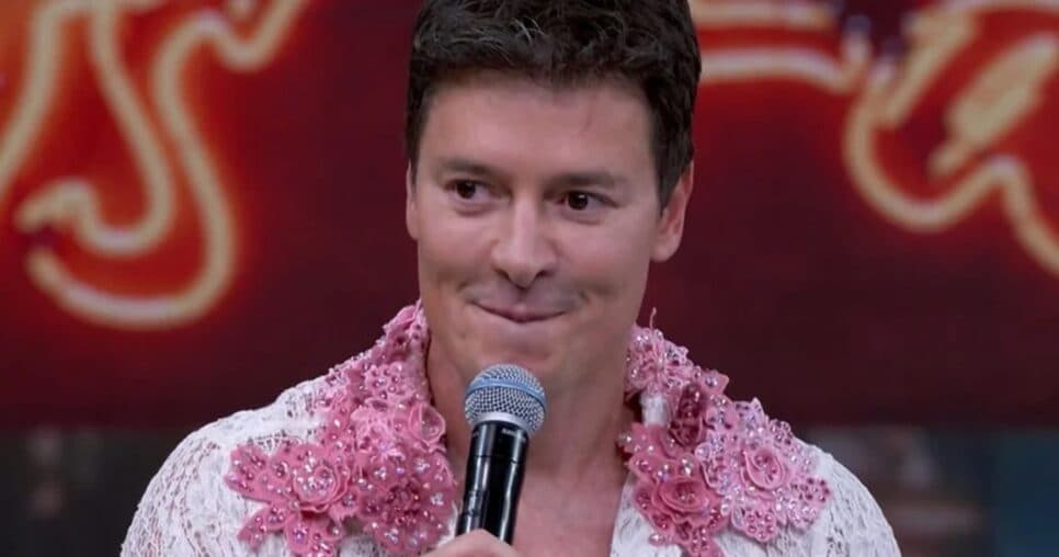 Rodrigo Faro na Dança dos Famosos (Foto: Reprodução / Globo) Rodrigo Faro na Dança dos Famosos (Foto: Reprodução / Globo)