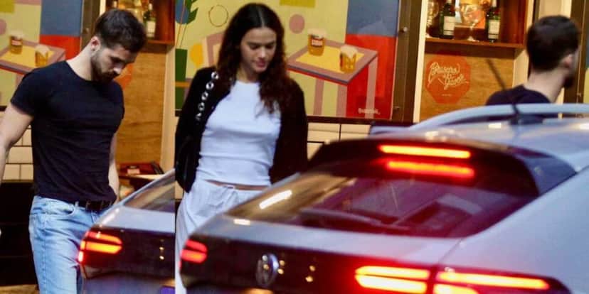 Bruna Marquezine e João Guilherme saindo de restaurante (Fotos: Thiago Martins / AgNews) Bruna Marquezine e João Guilherme saindo de restaurante (Fotos: Thiago Martins / AgNews)