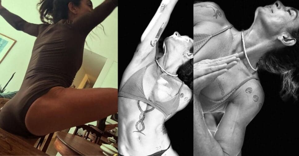 Carol Machado em cliques mostrando suas habilidades do corpo na dança e yoga (Foto Reprodução/Instagram/@machado.carol) Carol Machado em cliques mostrando suas habilidades do corpo na dança e yoga (Foto Reprodução/Instagram/@machado.carol)