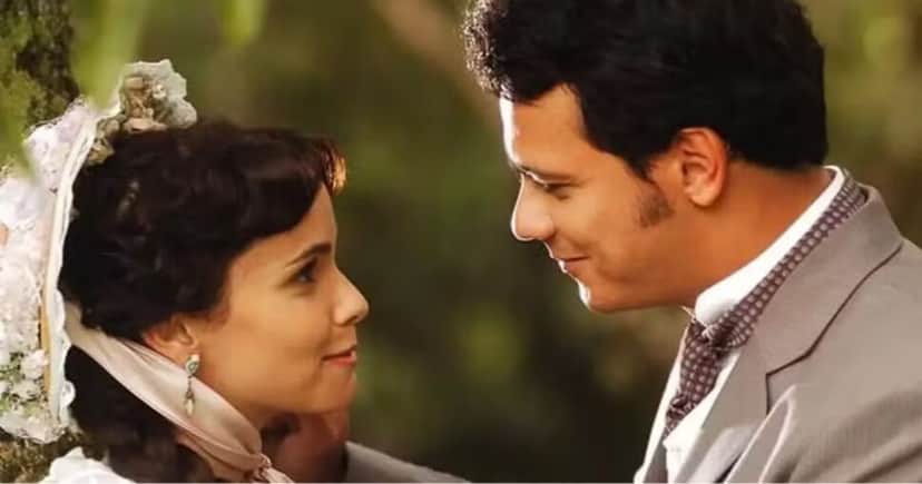 Cena de Débora Falabella e Danton Mello em Sinhá Moça (Foto Reprodução/Globo) Cena de Débora Falabella e Danton Mello em Sinhá Moça (Foto Reprodução/Globo)