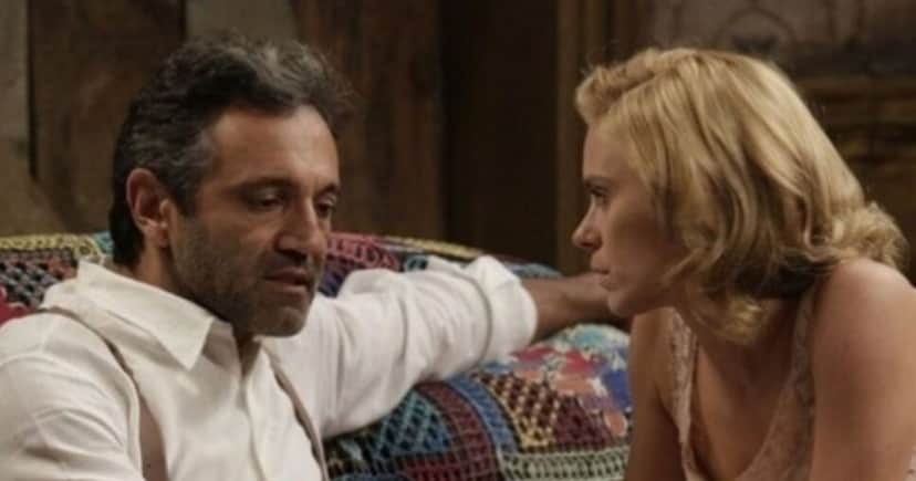 Domingos Montagner e Carolina Dieckmann em Joia Rara. Reprodução/TV Globo Domingos Montagner e Carolina Dieckmann em Joia Rara. Reprodução/TV Globo