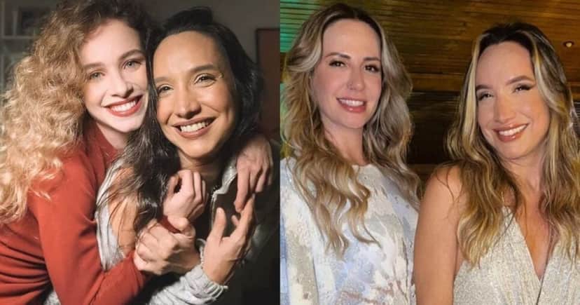 Maria Maya com Laryssa Ayres/Maria Maya com Amanda Labrego (Foto Reprodução/Instagram) Maria Maya com Laryssa Ayres/Maria Maya com Amanda Labrego (Foto Reprodução/Instagram)