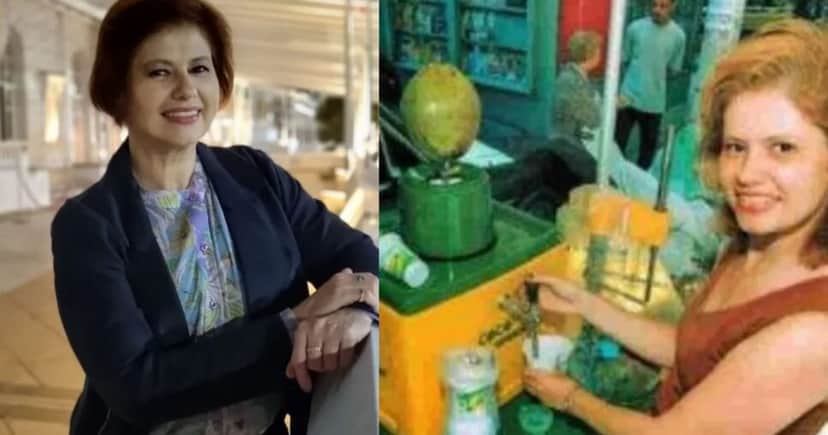 Narjara Turetta chegou a vender água de coco de forma ambulante para sobreviver (Foto Reprodução/Montagem/Instagram @NajaraTuretta Oficial/Arquivo pessoal) Narjara Turetta chegou a vender água de coco de forma ambulante para sobreviver (Foto Reprodução/Montagem/Instagram @NajaraTuretta Oficial/Arquivo pessoal)
