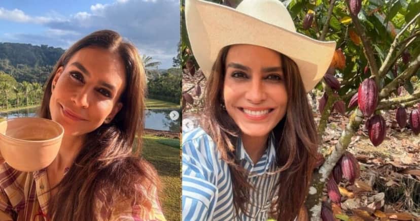 Ticiana Villas Boas toca a fazenda de Cacau ao lado da família (Foto Reprodução/Instagram@tici_villasboas) Ticiana Villas Boas toca a fazenda de Cacau ao lado da família (Foto Reprodução/Instagram@tici_villasboas)