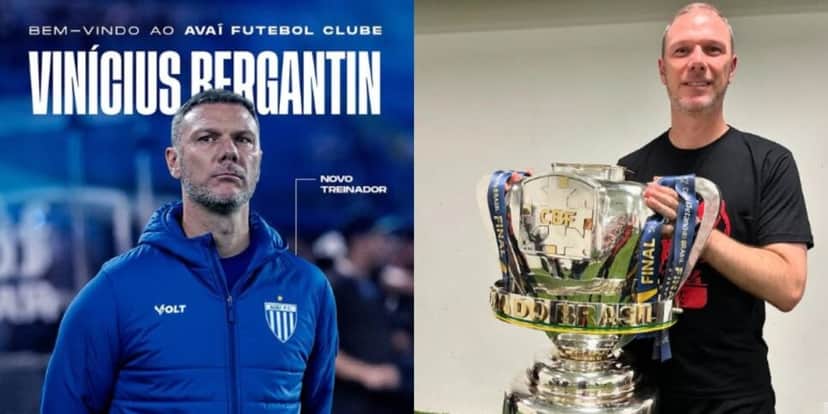 Vinícius Bergantin é o novo treinador do Avaí (Reprodução: Instagram) Vinícius Bergantin é o novo treinador do Avaí (Reprodução: Instagram)