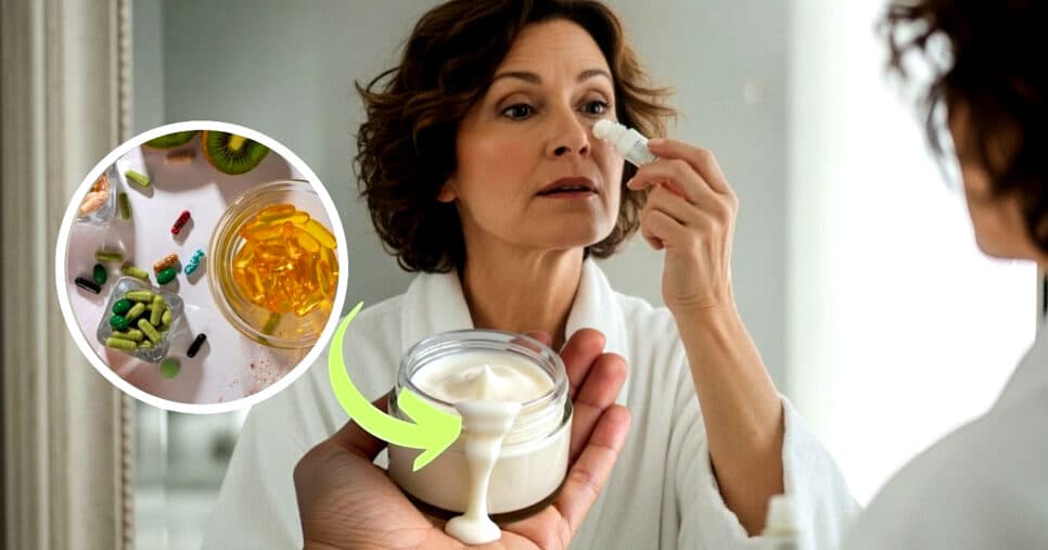 Creme caseiro com vitamina popular está sugando as rugas de idosas