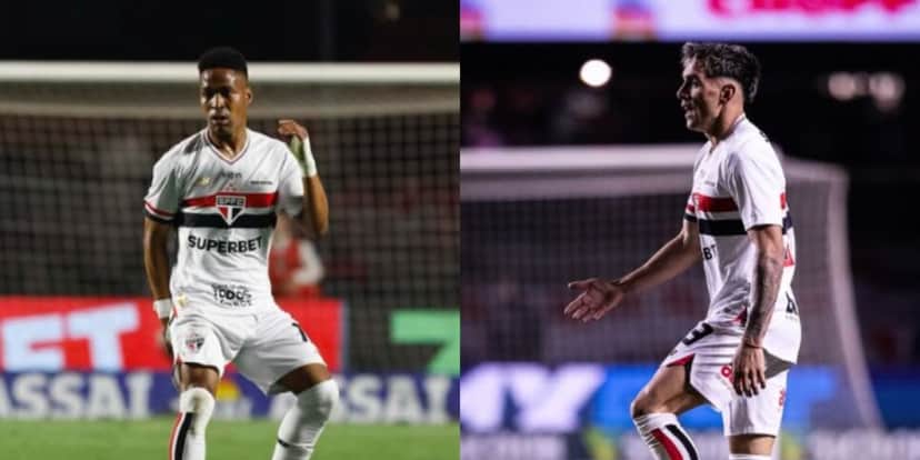 Wendell e Enzo Díaz podem jogar contra a LDU na Libertadores (Reprodução: Instagram) Wendell e Enzo Díaz podem jogar contra a LDU na Libertadores (Reprodução: Instagram)