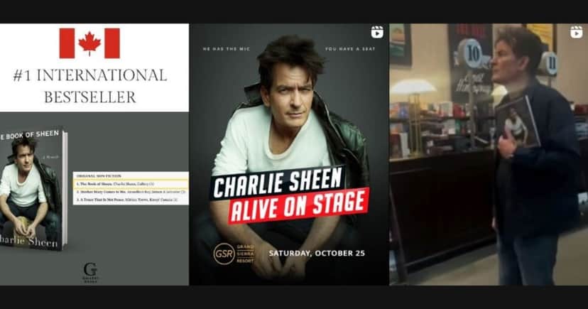 Divulgação da obra documental sobre a vida de Charlie Sheen nas redes sociais (Foto Reprodução/Montagem/Instagram/@charliesheen) Divulgação da obra documental sobre a vida de Charlie Sheen nas redes sociais (Foto Reprodução/Montagem/Instagram/@charliesheen)