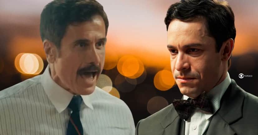 Ernesto e Celso em Êta Mundo Melhor! (Foto: Reprodução / Globo / Montagem TV Foco) Ernesto e Celso em Êta Mundo Melhor! (Foto: Reprodução / Globo / Montagem TV Foco)