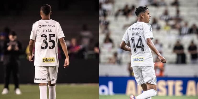 Hyan deve deixar o Santos ao final de seu contrato (Reprodução: Instagram) Hyan deve deixar o Santos ao final de seu contrato (Reprodução: Instagram)