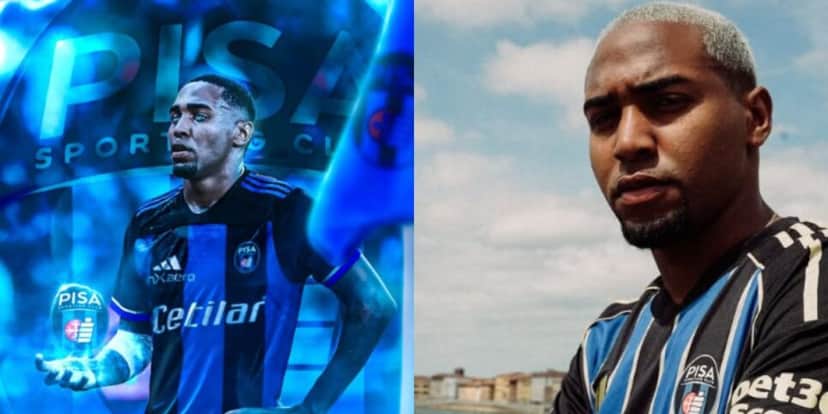 Lorran anunciado pelo Pisa, da Itália (Reprodução: Instagram) Lorran anunciado pelo Pisa, da Itália (Reprodução: Instagram)