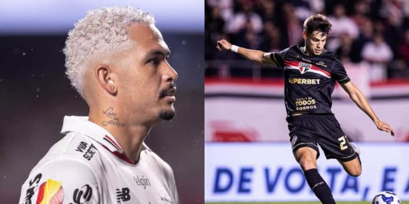Luciano e Bobadilla suspensos para o próximo jogo do São Paulo (Reprodução: Instagram) Luciano e Bobadilla suspensos para o próximo jogo do São Paulo (Reprodução: Instagram)