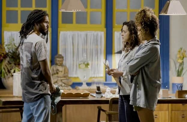 Luiz, Cecília e Laís em Vale Tudo (Foto: Reprodução / Globo) Luiz, Cecília e Laís em Vale Tudo (Foto: Reprodução / Globo)