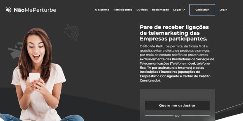 Não Me perturbe serve para evitar ligações de empresas (Reprodução: Divulgação) Não Me perturbe serve para evitar ligações de empresas (Reprodução: Divulgação)