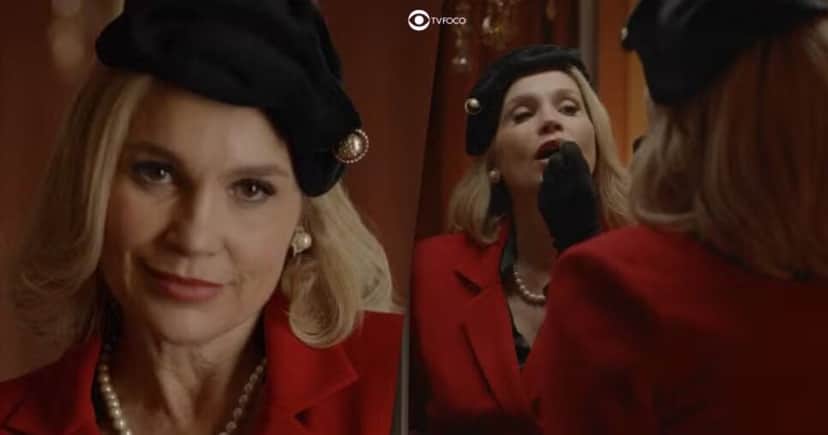 Sandra em Êta Mundo Melhor! (Foto: Reprodução / Globo / Montagem TV Foco) Sandra em Êta Mundo Melhor! (Foto: Reprodução / Globo / Montagem TV Foco)