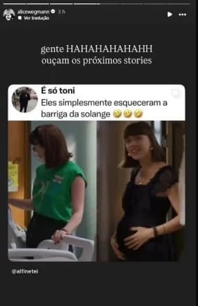 Alice Wegmann se manifestou nas redes sociais (Foto: Reprodução / Instagram)
Alice Wegmann se manifestou nas redes sociais (Foto: Reprodução / Instagram)