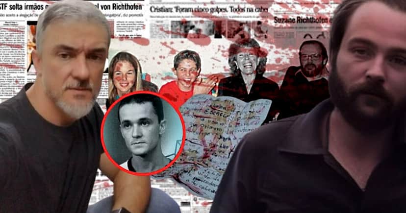 Carta endereçada ao irmão de Suzane Von Richthofen choca (Foto Reprodução/Montagem/Lennita/Recortes de jornal/ SBT/ Record/GMN/Canva) Carta endereçada ao irmão de Suzane Von Richthofen choca (Foto Reprodução/Montagem/Lennita/Recortes de jornal/ SBT/ Record/GMN/Canva)