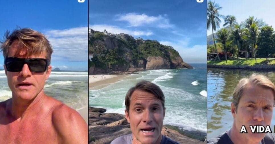 Claudio Heirich também posta vídeos pelas redes sociais (Foto Reprodução/Montagem/Instagram @claudioheinrich) Claudio Heirich também posta vídeos pelas redes sociais (Foto Reprodução/Montagem/Instagram @claudioheinrich)
