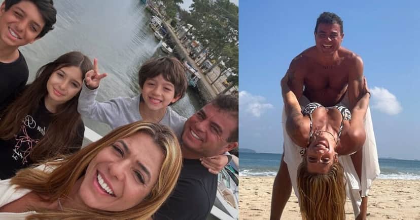 Dhomini Ferreira ao lado da família (Fotos: Reproduções / Instagram) Dhomini Ferreira ao lado da família (Fotos: Reproduções / Instagram)