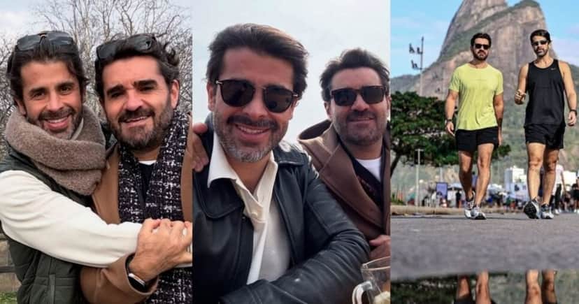 Cliques de Marcelo Cosme com seu marido publicadas nas redes sociais (Foto Reprodução/Instagram/@mcosme) Cliques de Marcelo Cosme com seu marido publicadas nas redes sociais (Foto Reprodução/Instagram/@mcosme)