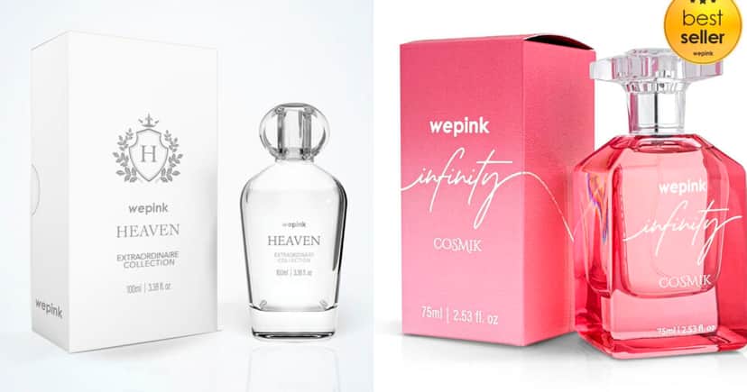 Perfumes da WePink (Foto: Reprodução) Perfumes da WePink (Foto: Reprodução)