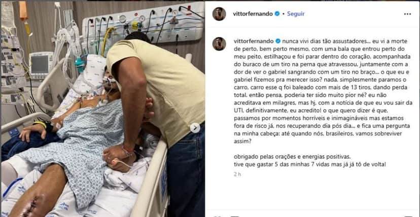 O ator Vittor Fernando - Foto: Instagram O ator Vittor Fernando - Foto: Instagram