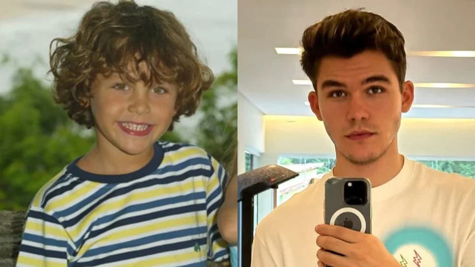 Gabriel Kaufmann como Francisco em Páginas da Vida e atualmente(Foto: Reprodução/ Internet) Gabriel Kaufmann como Francisco em Páginas da Vida e atualmente(Foto: Reprodução/ Internet)