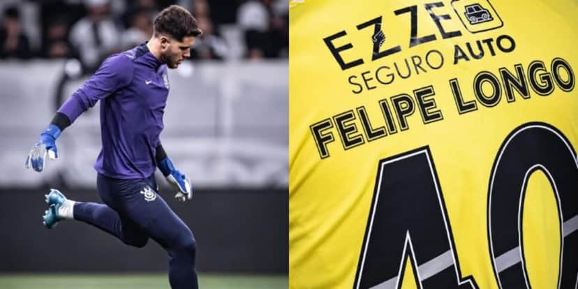 Felipe Longo será titular contra o Santos pelo Brasileirão (Reprodução: Instagram) Felipe Longo será titular contra o Santos pelo Brasileirão (Reprodução: Instagram)