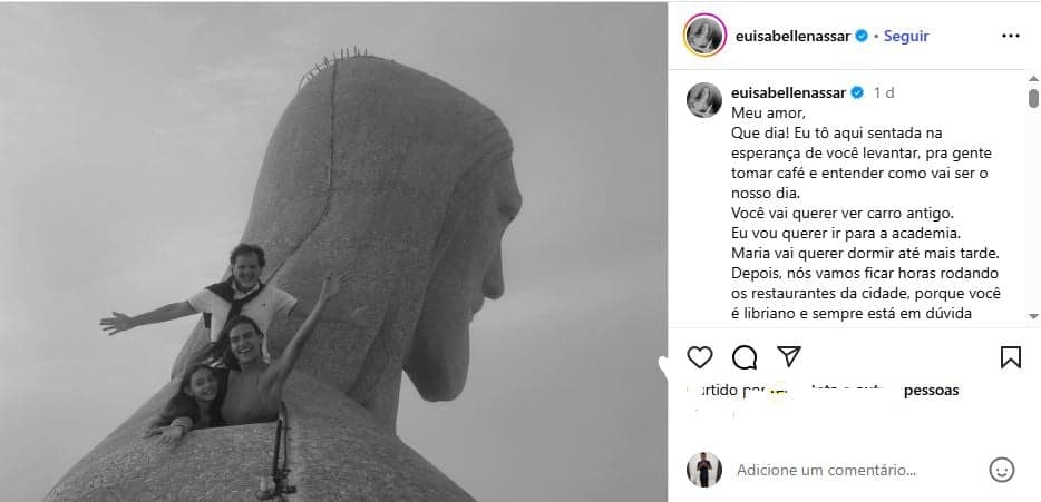 Despedida da atriz no Instagram - Foto: Instagram Despedida da atriz no Instagram - Foto: Instagram