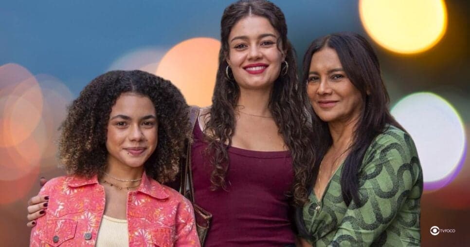 Joélly (Alana Cabral), Gerluce (Sophie Charlote) e Lígia (Dira Paes) (Foto: Reprodução / Estevam Avellar / TV Globo / Montagem TV Foco) Joélly (Alana Cabral), Gerluce (Sophie Charlote) e Lígia (Dira Paes) (Foto: Reprodução / Estevam Avellar / TV Globo / Montagem TV Foco)