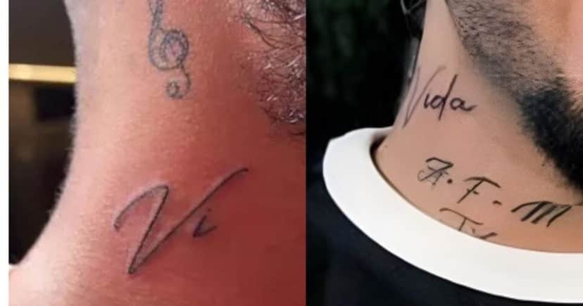 Tatuagem Zé Felipe - Foto: Instagram Tatuagem Zé Felipe - Foto: Instagram