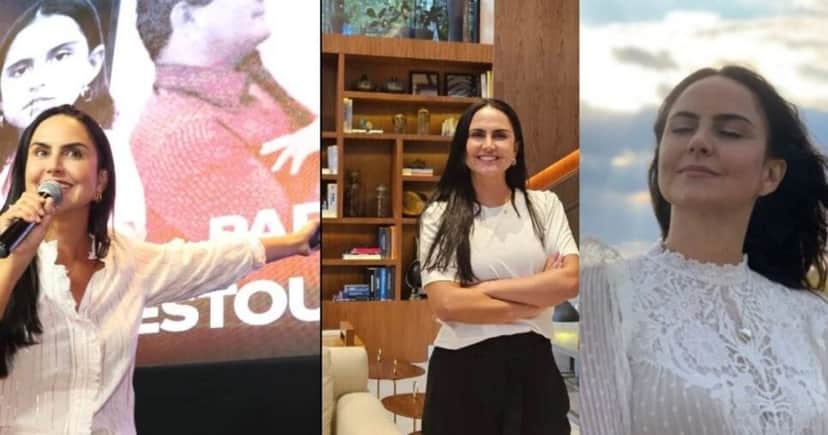 Carla Cecato migrou para as redes sociais onde se dedica a pautas pessoais e divulga seus projetos ligados ao conservadorismo e religiosidade (Foto Reprodução/Montagem/TV Foco/Instagram@carlacecato oficial) Carla Cecato migrou para as redes sociais onde se dedica a pautas pessoais e divulga seus projetos ligados ao conservadorismo e religiosidade (Foto Reprodução/Montagem/TV Foco/Instagram@carlacecato oficial)