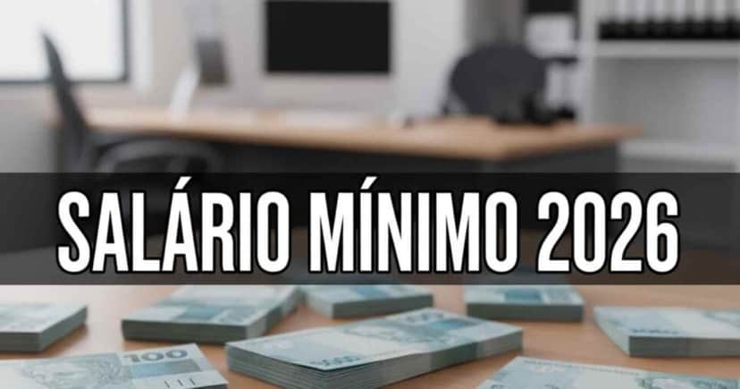 Ilustração salário mínimo 2026 (Foto: Montagem TV Foco / Canva / GMN) Ilustração salário mínimo 2026 (Foto: Montagem TV Foco / Canva / GMN)