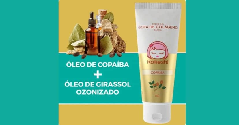Creme-gel facial Gota de Colágeno Kokeshi 45 g Creme-gel facial Gota de Colágeno Kokeshi 45 g