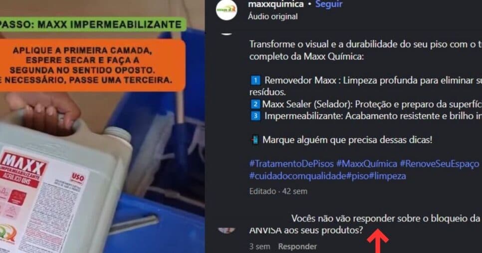Consumidor cobra um posicionamento da marca sobre a decisão da ANVISA (Foto Reprodução/Instagram) Consumidor cobra um posicionamento da marca sobre a decisão da ANVISA (Foto Reprodução/Instagram)