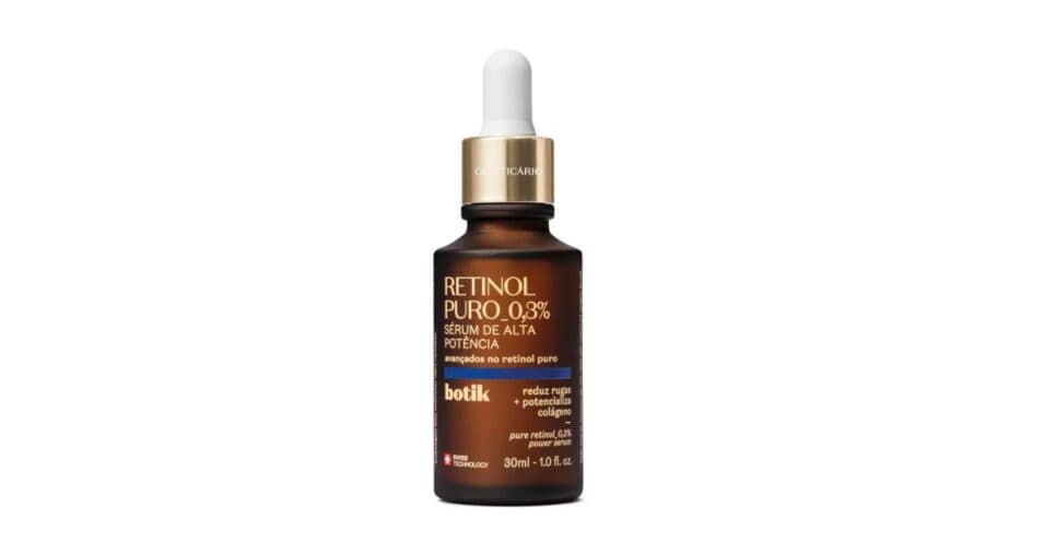 Sérum Facial de Alta Potência Botik Retinol Puro (Foto: Boticário) Sérum Facial de Alta Potência Botik Retinol Puro (Foto: Boticário)