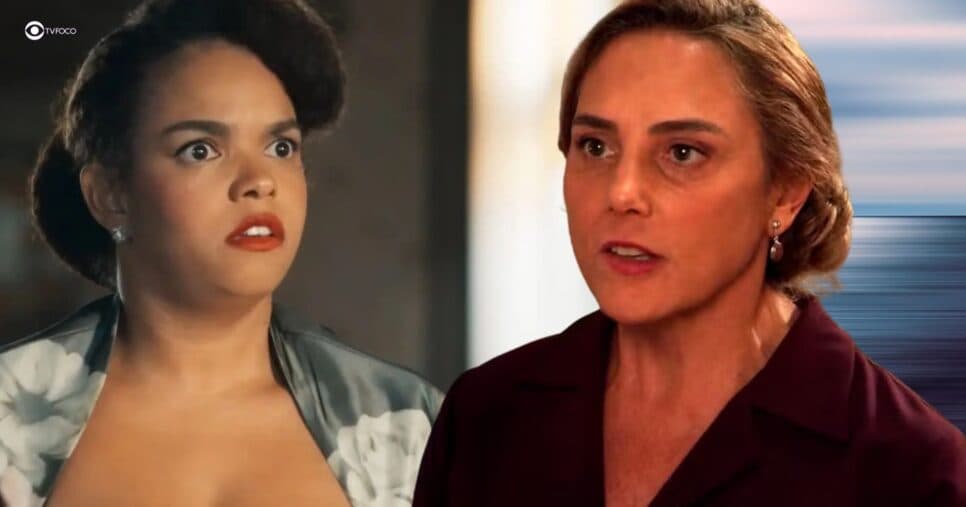 Dita e Zulma em Êta Mundo Melhor! (Foto: Reprodução / Globo / Montagem TV Foco) Dita e Zulma em Êta Mundo Melhor! (Foto: Reprodução / Globo / Montagem TV Foco)