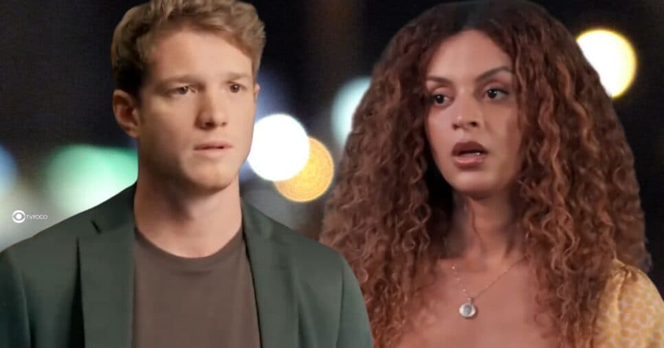 Leonardo e Viviane em Três Graças (Foto: Reprodução / Globo / Montagem TV Foco) Leonardo e Viviane em Três Graças (Foto: Reprodução / Globo / Montagem TV Foco)