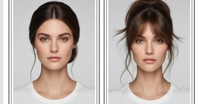 Penteado estilo alto com volume no topo ajuda a afinar o rosto (Foto Reprodução/Montagem/Lennita/TV Foco/Canva/GMN) Penteado estilo alto com volume no topo ajuda a afinar o rosto (Foto Reprodução/Montagem/Lennita/TV Foco/Canva/GMN)