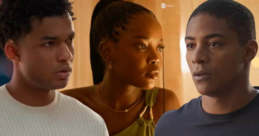 Samuel, Leo e Marlon em Dona de Mim (Foto: Reprodução / Globo / Montagem TV Foco) Samuel, Leo e Marlon em Dona de Mim (Foto: Reprodução / Globo / Montagem TV Foco)