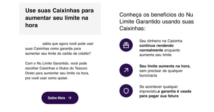 Comunicado Nubank (Foto: TV Foco) Comunicado Nubank (Foto: TV Foco)