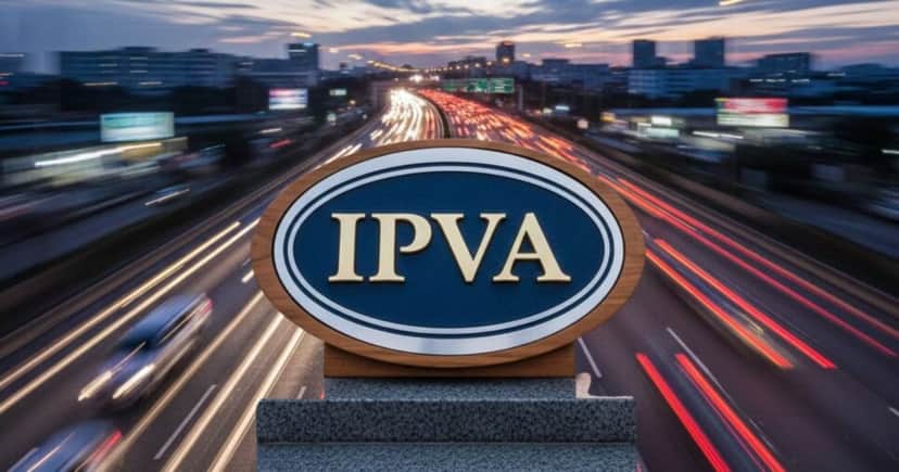 Placa IPVA (Foto: Montagem TV Foco / GMN) Placa IPVA (Foto: Montagem TV Foco / GMN)