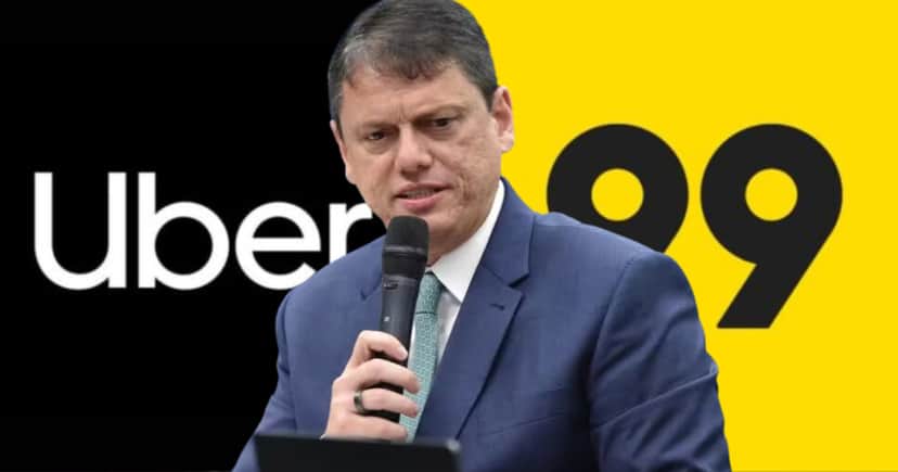 Tarcísio - Uber e 99 (Foto: Reprodução) Tarcísio - Uber e 99 (Foto: Reprodução)