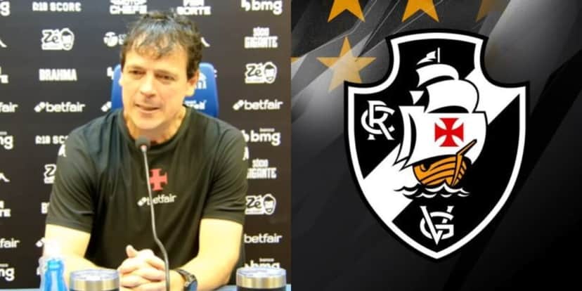 Diniz deve permanecer no Vasco em 2026 (Reprodução: Youtube) Diniz deve permanecer no Vasco em 2026 (Reprodução: Youtube)