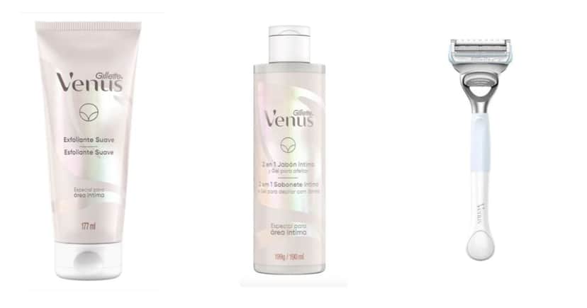Linha Gillette Venus Especial para Área Íntima (Foto: Reprodução / Venus) Linha Gillette Venus Especial para Área Íntima (Foto: Reprodução / Venus)