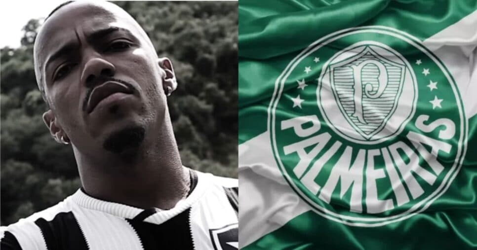 Mrlon assina com o Palmeiras - Foto: Instagram/Montagem Mrlon assina com o Palmeiras - Foto: Instagram/Montagem