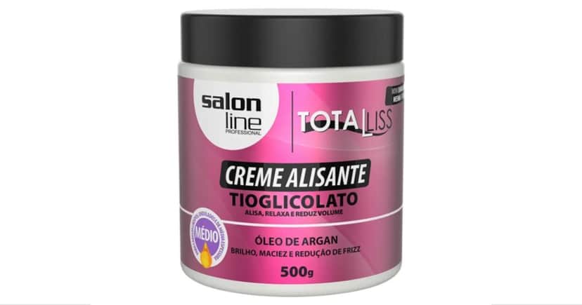 Creme alisante Salon Line (Foto: Reprodução/ Internet) Creme alisante Salon Line (Foto: Reprodução/ Internet)