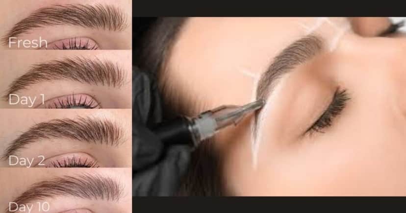 Técnica de Microblanding/ Processo de cicatrização/Antes e depois (Foto Reprodução/Montagem/TV Foco/Pinterest/Instagram) Técnica de Microblanding/ Processo de cicatrização/Antes e depois (Foto Reprodução/Montagem/TV Foco/Pinterest/Instagram)