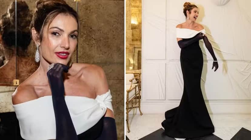 Patrícia Poeta em desfile da Semana de Moda de Paris (Foto: Reprodução / Instagram) Patrícia Poeta em desfile da Semana de Moda de Paris (Foto: Reprodução / Instagram)