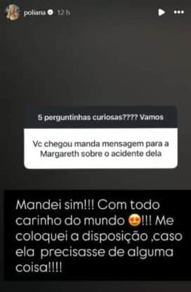 Poliana Rocha cita mãe de Virginia (Foto: Reprodução / Instagram) Poliana Rocha cita mãe de Virginia (Foto: Reprodução / Instagram)